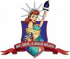 Red, White and Bruise Rollers logo